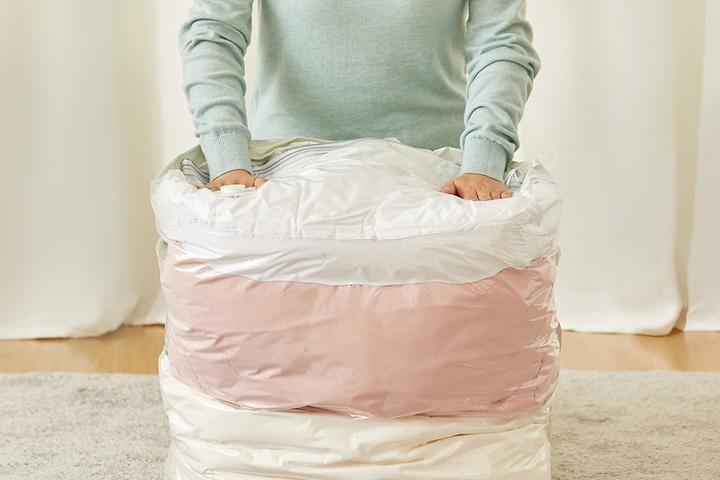 진공 압축팩 3D 큐브형 (80x100x38) 1개