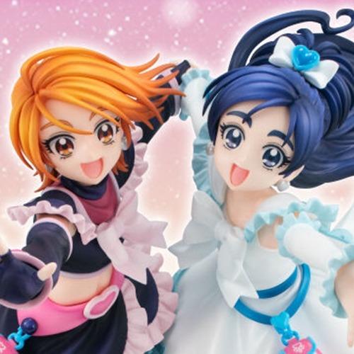 메가하우스 (MEGA HOUSE) Lucrea 빛의 전사 프리큐어 (두 사람은 프리큐어) 큐어 블랙 & 큐어 화이트