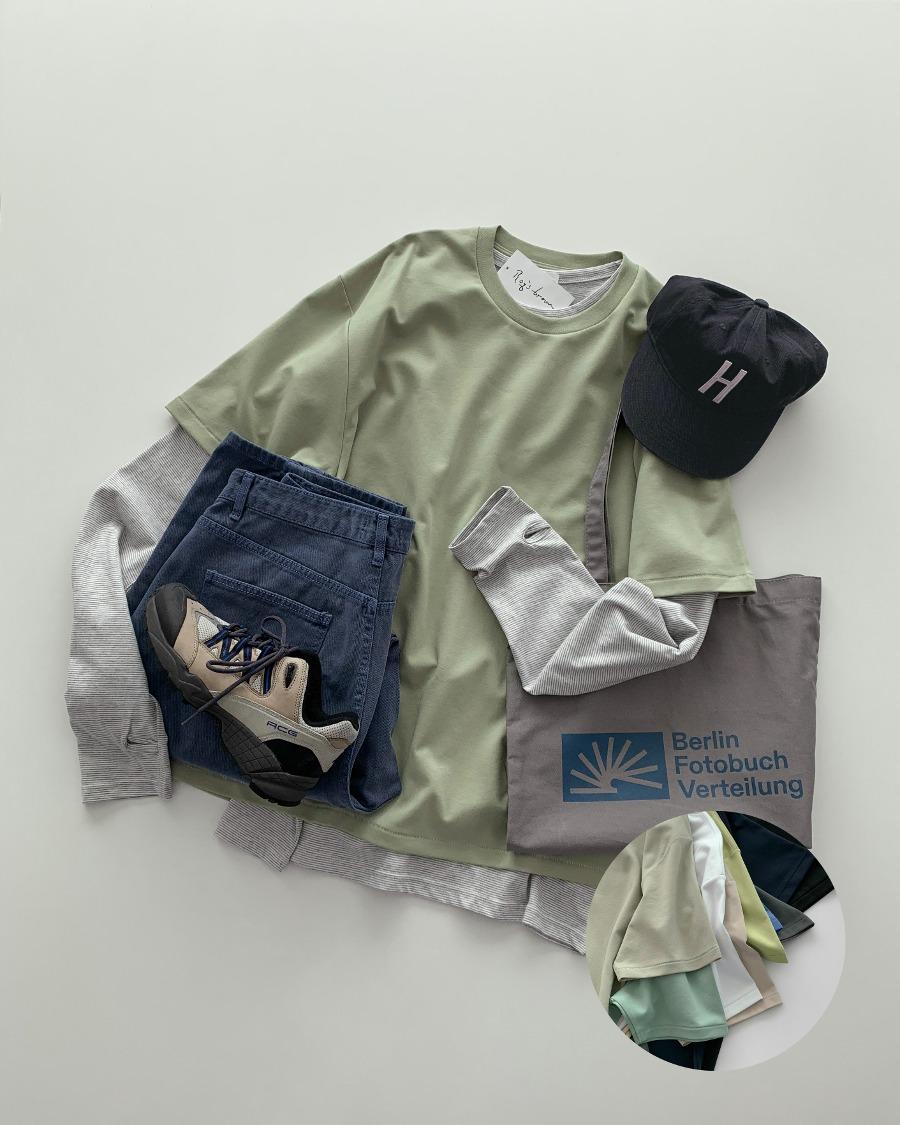 퀄리티 쿨링 하프 티셔츠