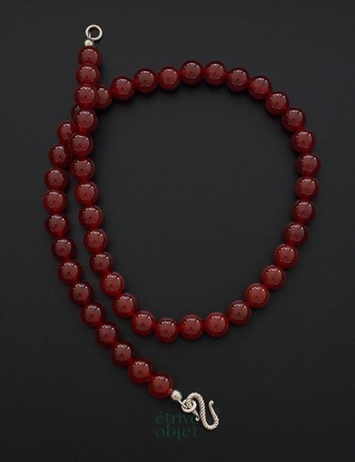 Red Carnelian Necklace(8mm)