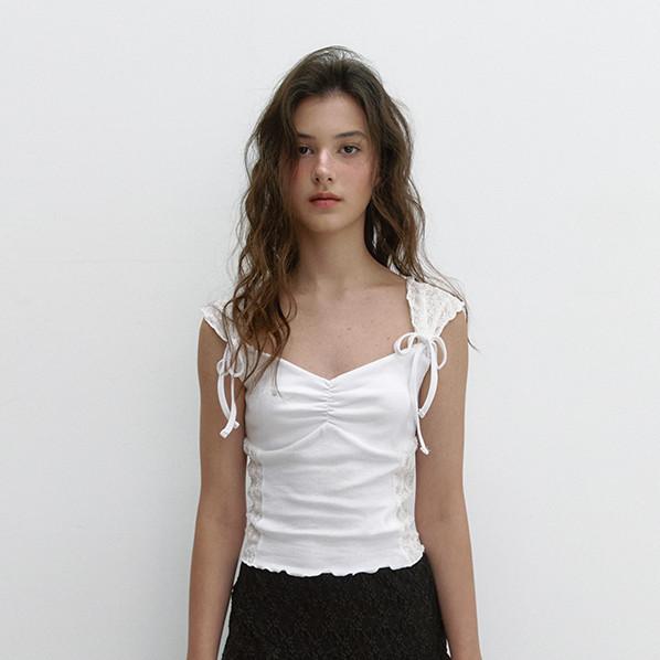 ROMANTIC RIBBON T (WHITE)