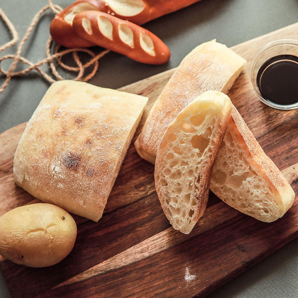 히피스베이글 찐감자 치아바타 비건 채식 천연발효종 건강빵