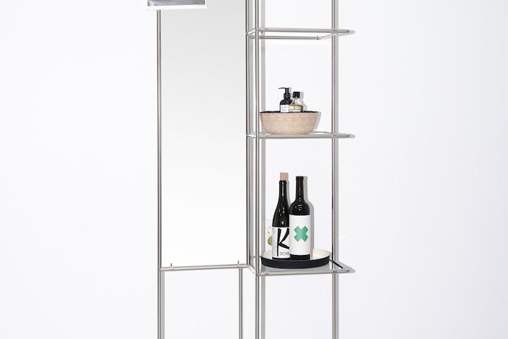 [10%쿠폰] 모듈가구 전신거울 3단 장식장 30/024 (유리 컬러 선택 가능)