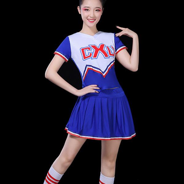 [무료배송]공연의상 단체 무대의상 치어리더복 2종택1