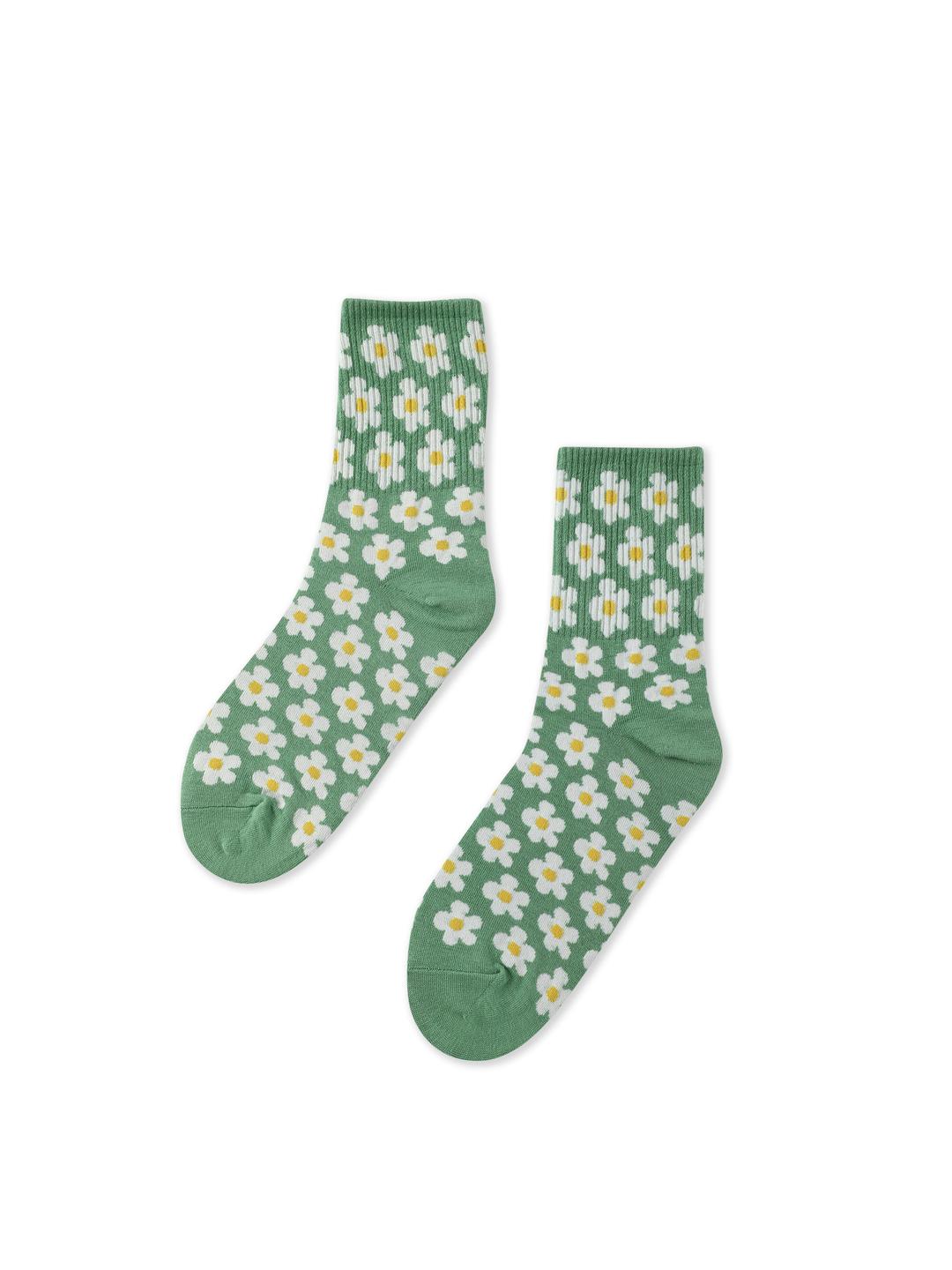 Flower Pattern Socks