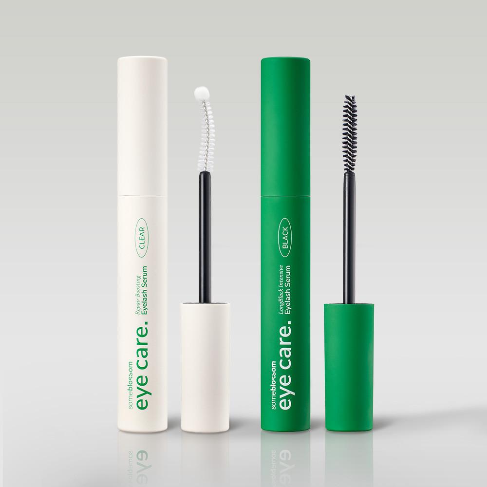 썸블라썸 속눈썹 영양제 블랙 틴팅 투명 마스카라 픽서 펌 연장 케어 눈썹 에센스 10ml : 썸블라썸