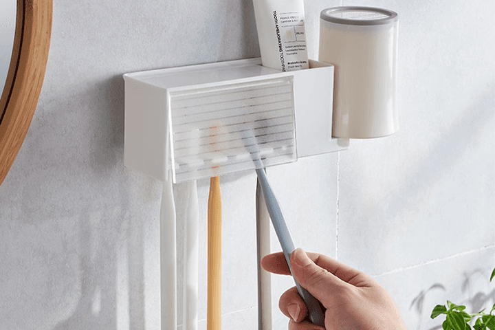 올인원 칫솔꽂이 치약칫솔걸이 거치대