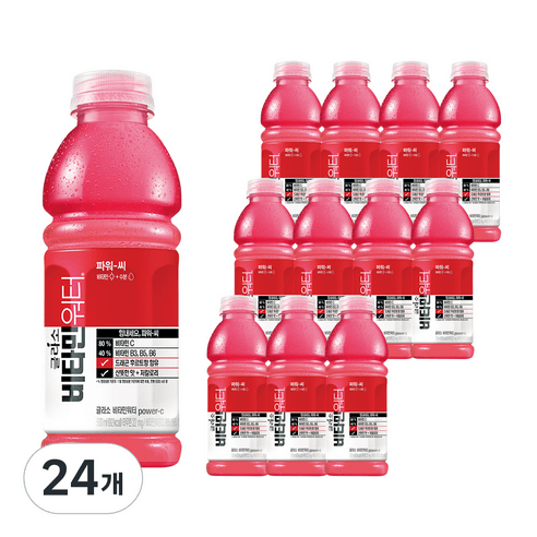 글라소 비타민워터 파워씨, 500ml, 24개 - 비타민음료 | 쿠팡