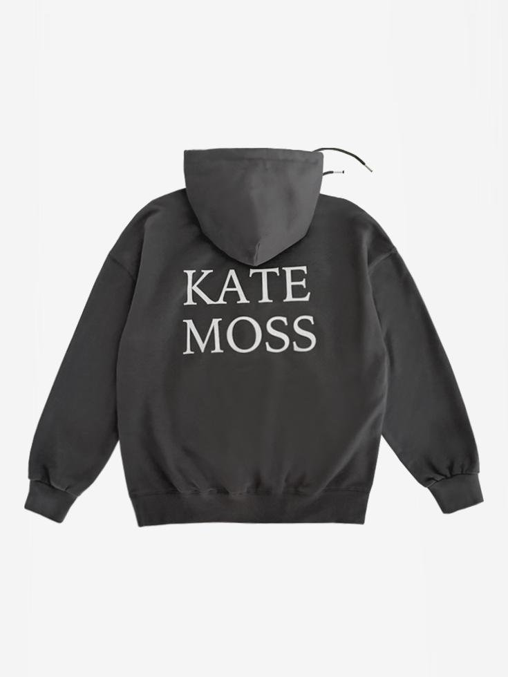 Kate Moss over and oversized Hoodie (Anthracite)