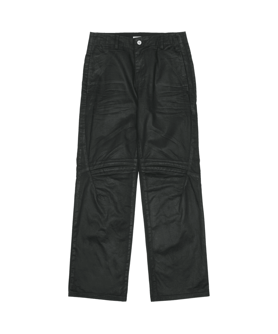 COATED PANTS [BLACK]