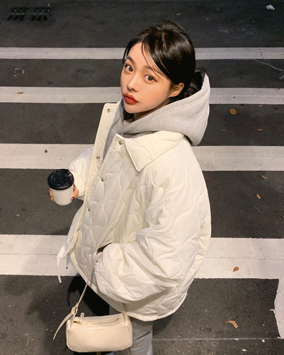 너프 퀄팅 점퍼(2color)