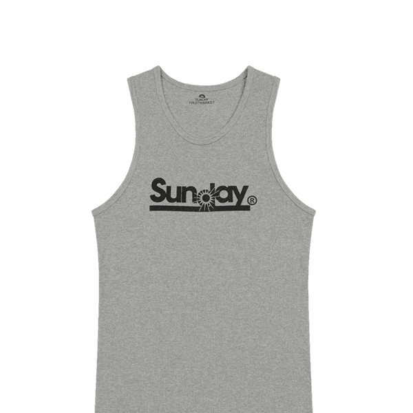 ‘Sunday' SLEEVELESS GRAY