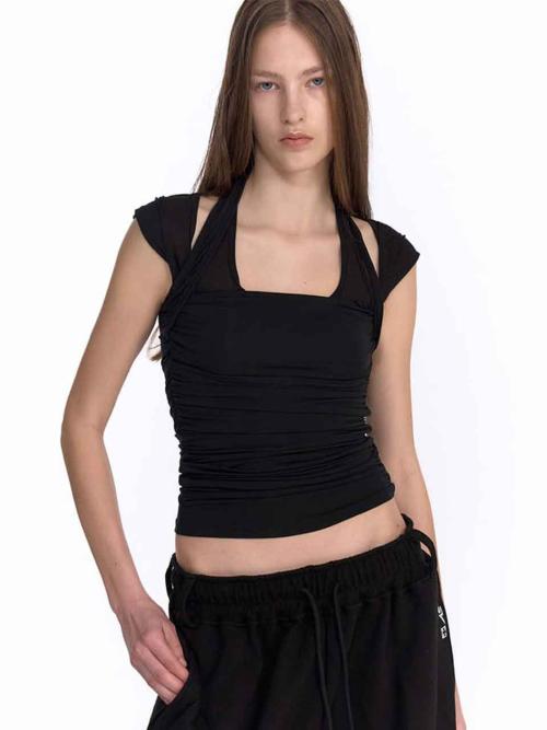 ZEN HOODIE TANK (BLACK)