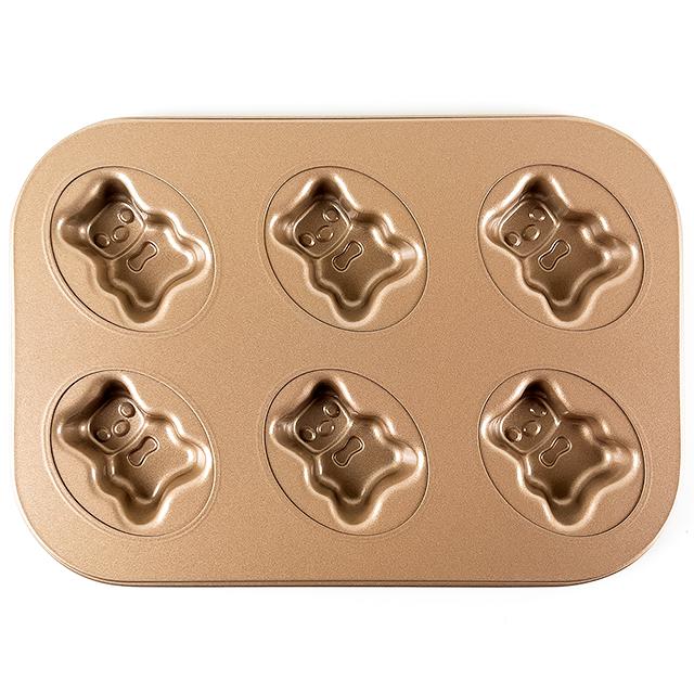 웰쿡 곰돌이틀 6구 (D양) /마들렌만들기 미니오븐팬