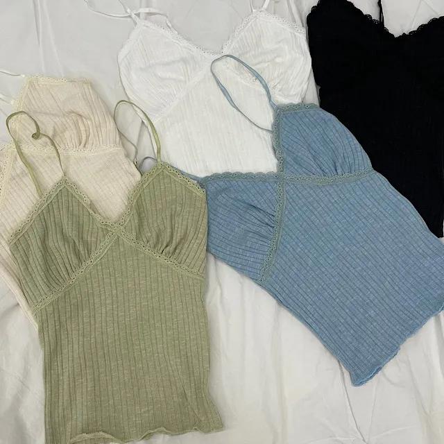 (컬러추가/최저가)쫀쫀 Lace sleeveless (6color)