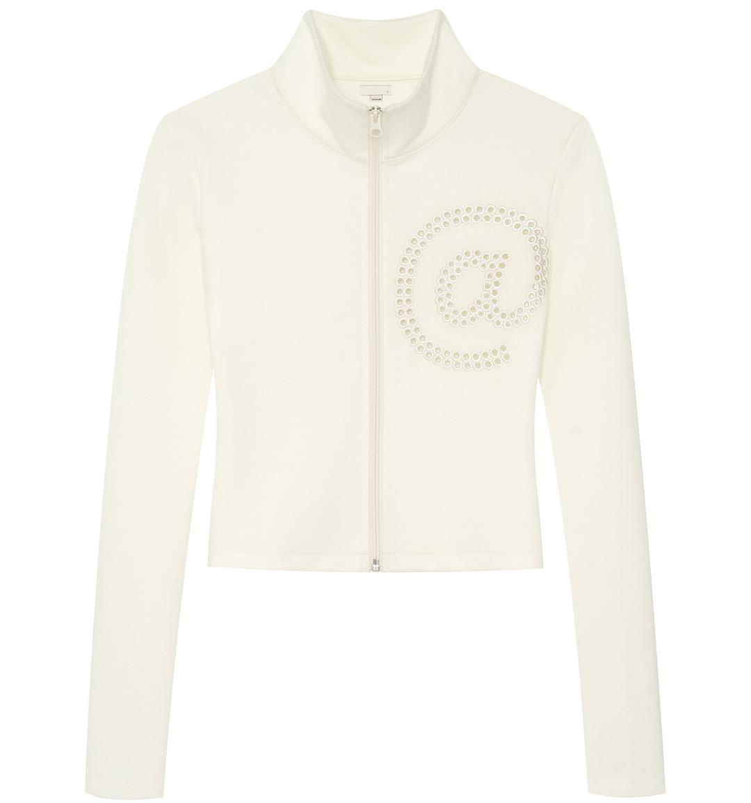 At zip jacket (Ivory)
