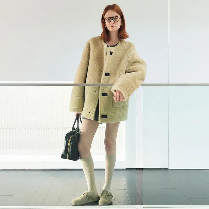 24 Fall_ Black Mustang Outer (Reversible)