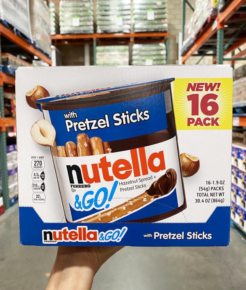 누텔라 프레첼 프레즐 스틱 16개입 미국 코스트코 대용량 [원산지:미국직구]