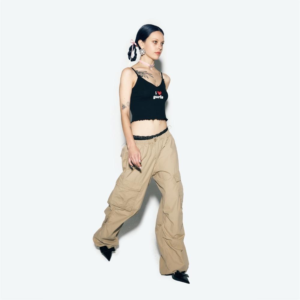 PARACHUTE CARGO PANTS BEIGE