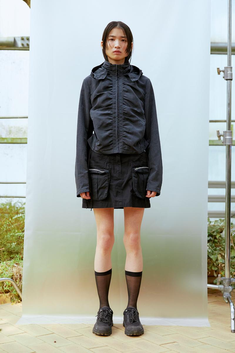 Cargo Mini Skirt (BLACK)