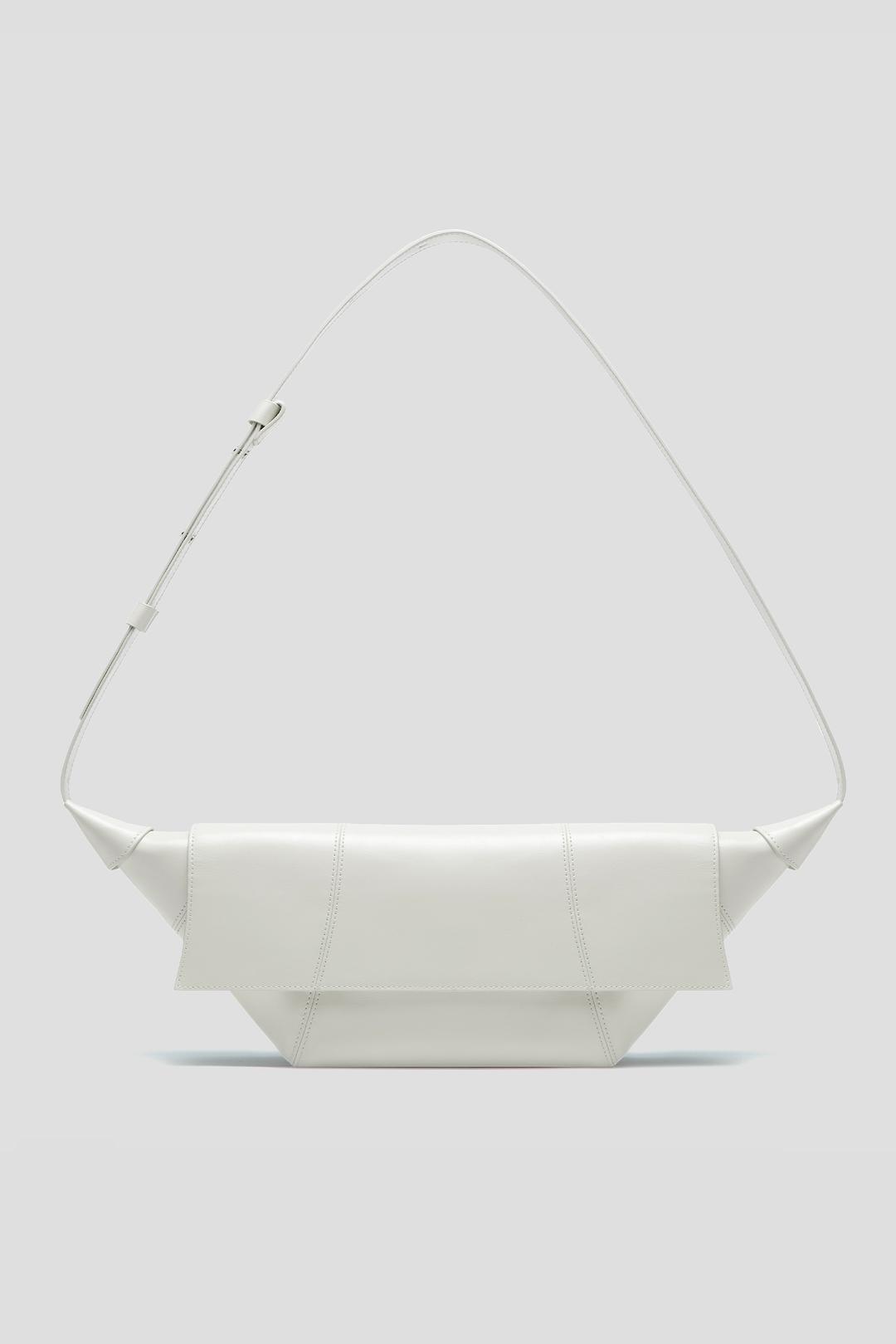 MEDIUM PALACE LEATHER HOBO BAG - MASTIC