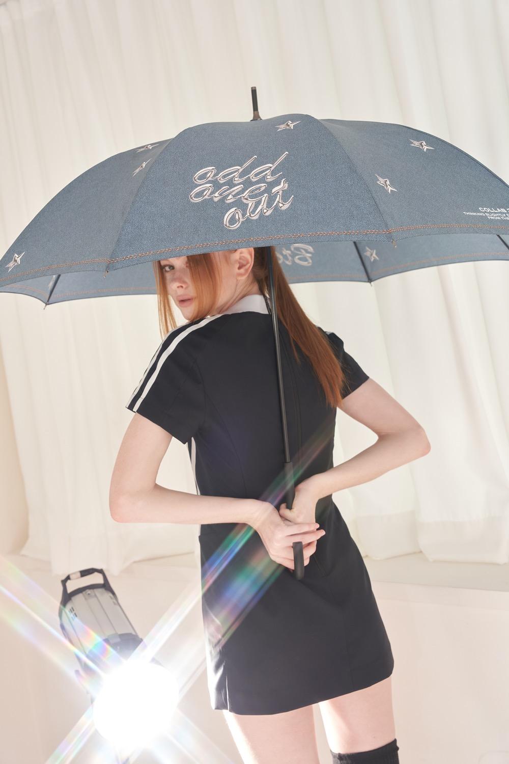 [한정수량 ] [ODDONEOUTXBLOOMING TALE] Blue Blue Jeans umbrella