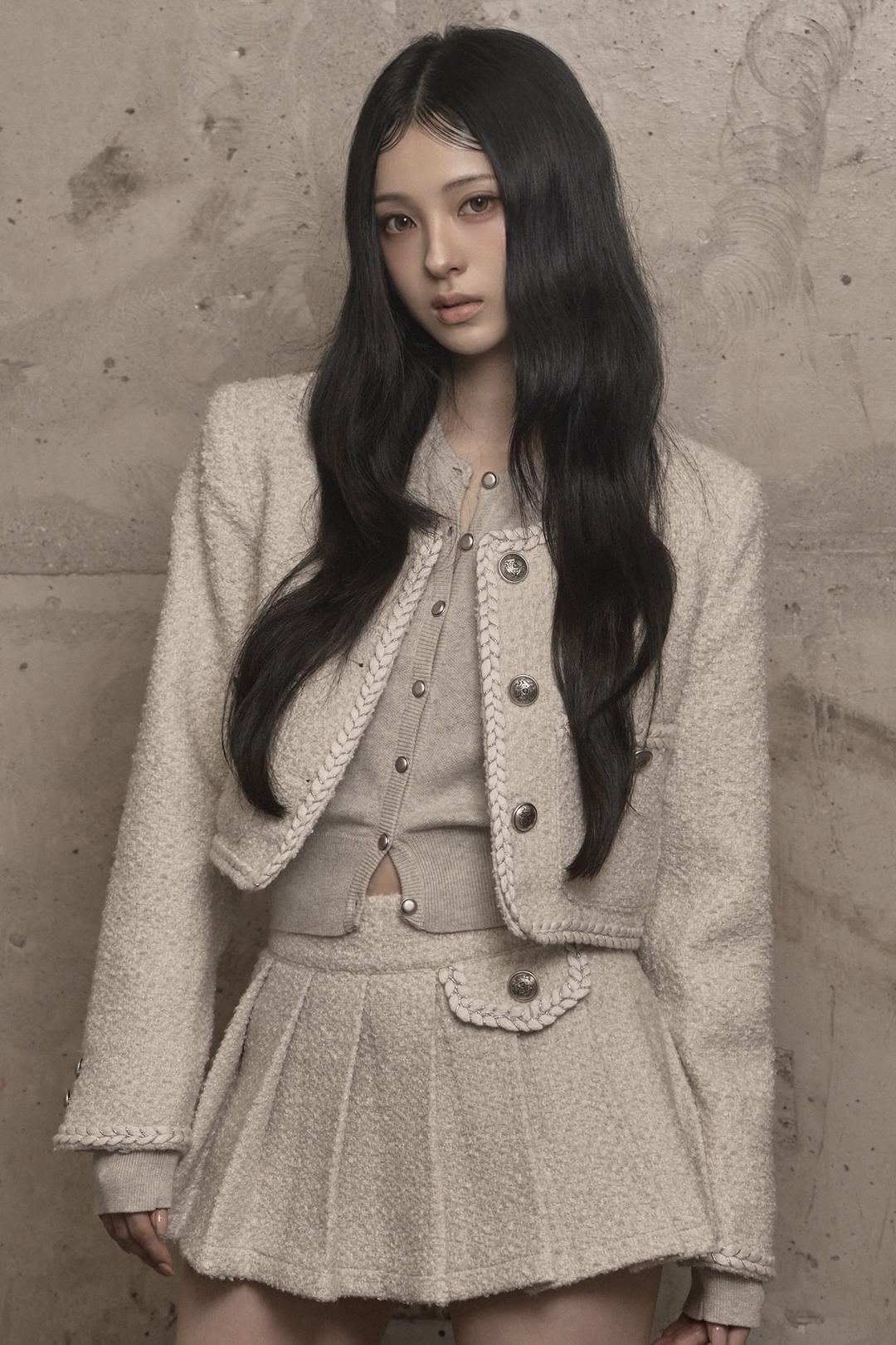 Atelier Tweed Jacket (ivory)