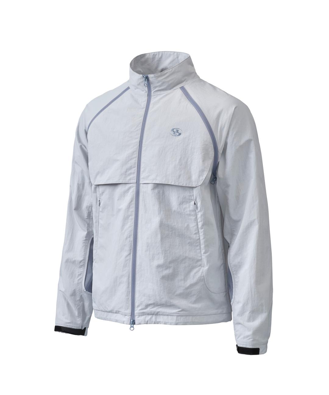 SLASH ZIPPER JACKET [LIGHT GREY]