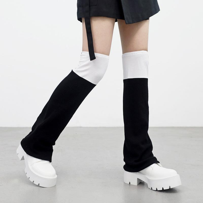 (SALE) 커틴 배색 레그 워머