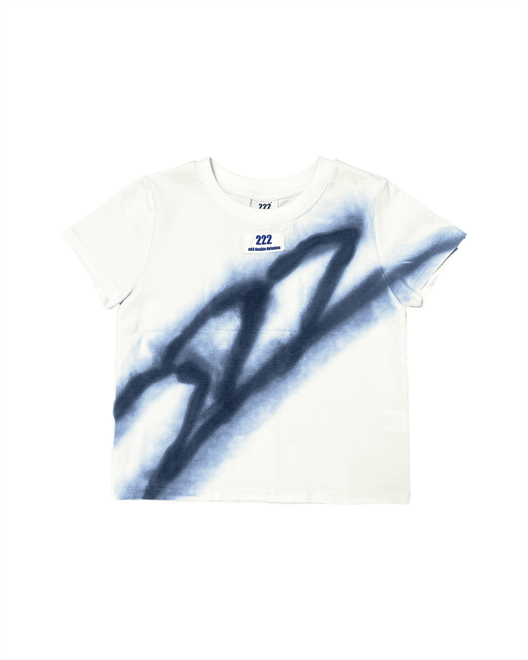 SEMI CROP GRAPHIC T-SHIRT white