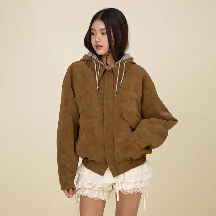 [예약배송] [2차 리오더] URBAN SUEDE JUMPER (BROWN)