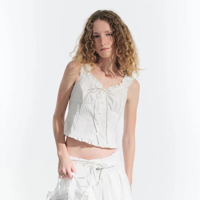 INA SLEEVELESS TOP (WHITE)