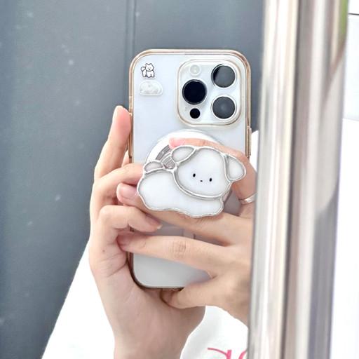 강아지 고양이 얼굴몸통 스마트톡/키링 (맥세이프 가능)