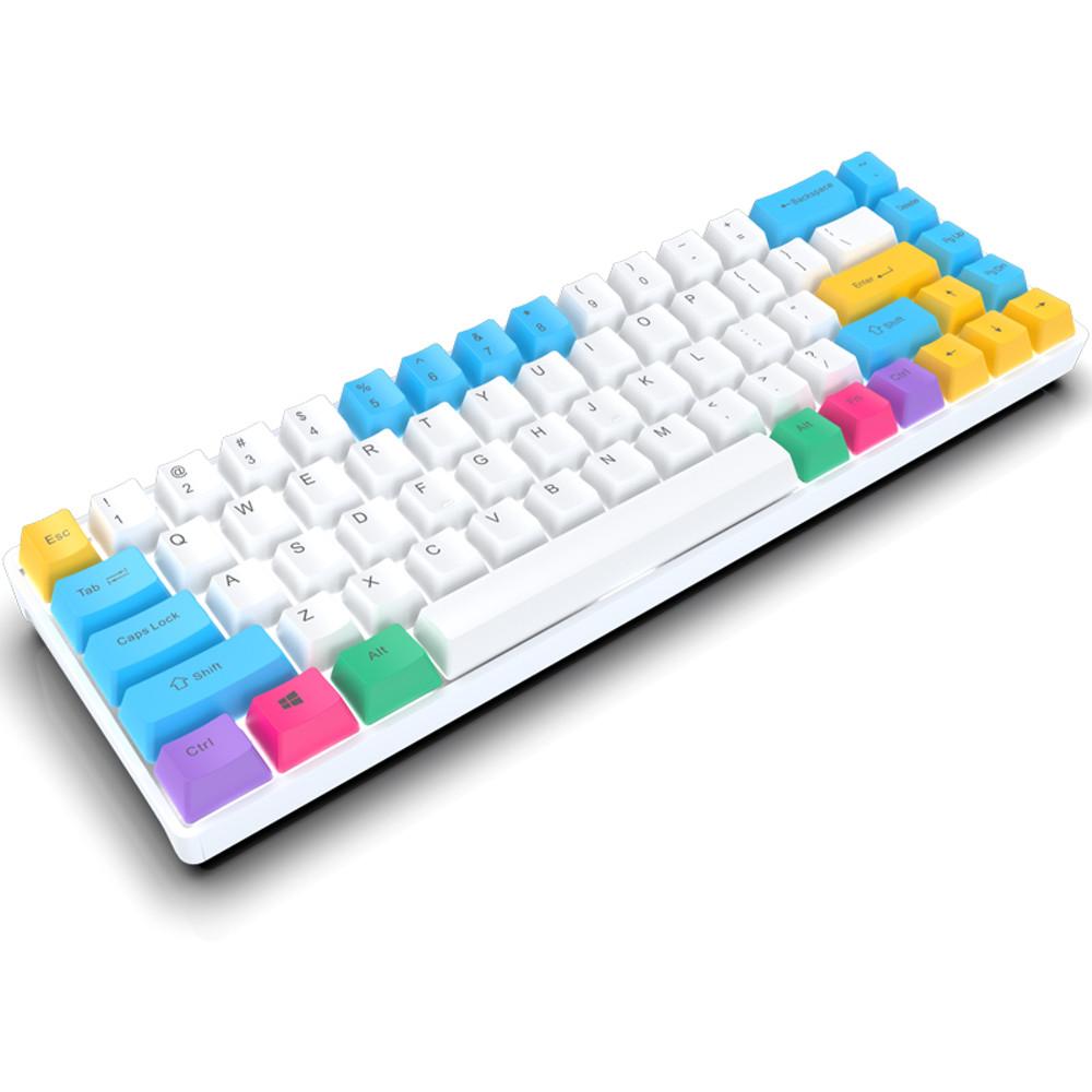 RK855 RGB 듀얼 무선 기계식 키보드 블루투스 로얄클루지 아이패드 블랙 화이트