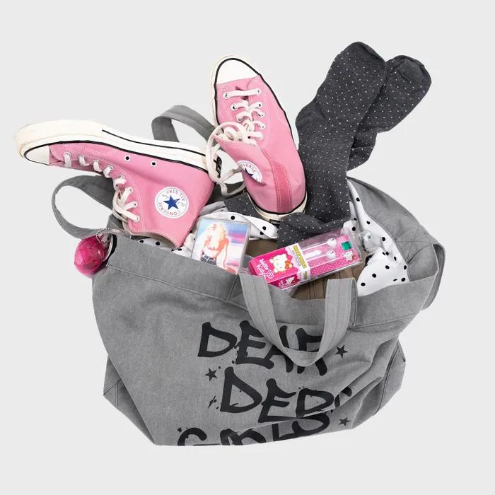 LOGO CROSS BAG (GRAY)