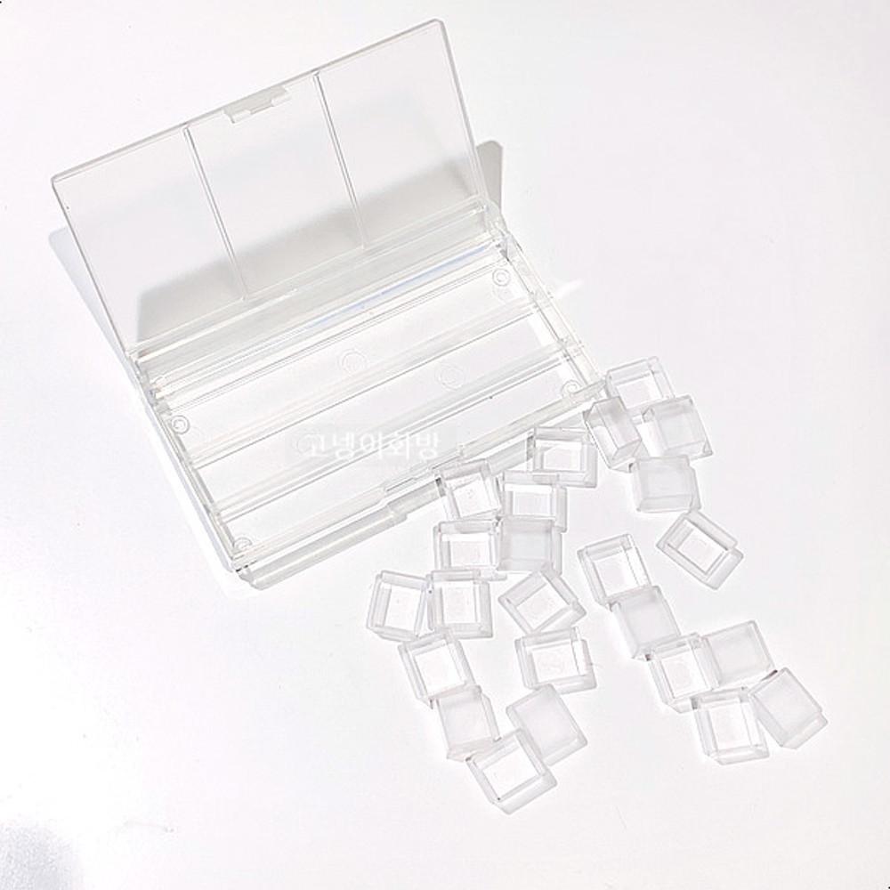 24색 반투명 불투명 팔레트 2종 미니팔레트 플라스틱 파레트