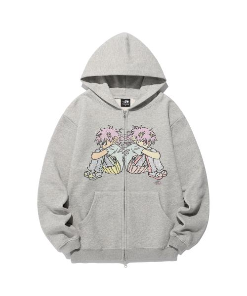NGC BOY HOODIE ZIP UP_GREY(NG2FSUM482A)