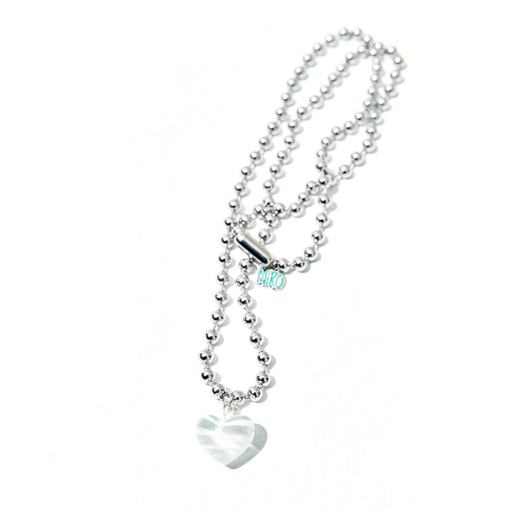 ACRYLiC HEART NECKLACE #52