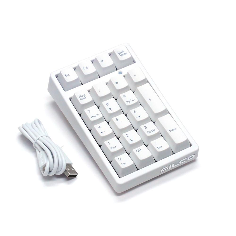 마제스터치 텐키패드2 프로페셔널 매트 화이트 갈축 (넌클릭)