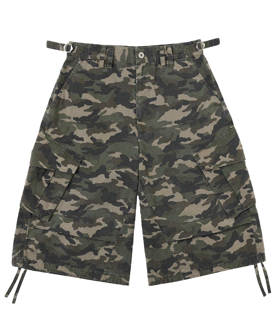 RIPSTOP CARGO BERMUDA SHORTS [CAMO]