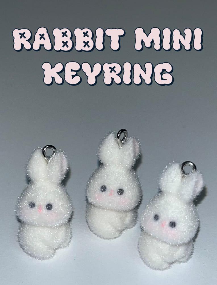 [오프더쉘] 미니 토끼 오로라 체코비즈 키링(소량제작)