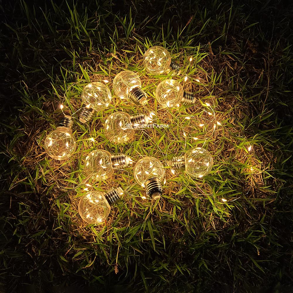 센트팜 캠핑 알전구 파티라이트 앵두 전구 3M