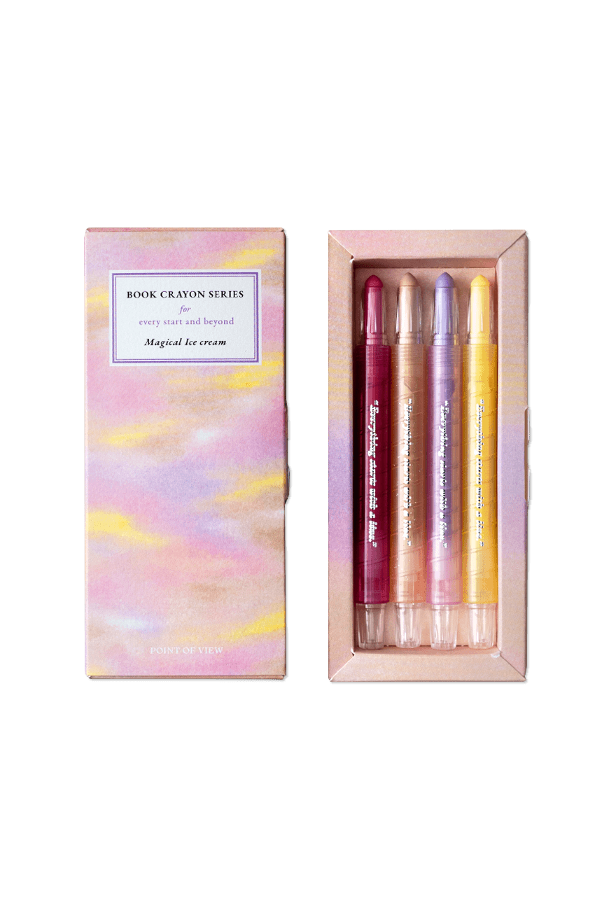 책연필 세트 - 매지컬 아이스크림 POV Book Crayon Series - Magical Ice cream