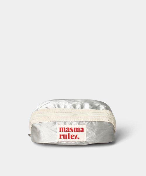 Hapoom pencil cosmetic pouch _ 글리터리 실버
