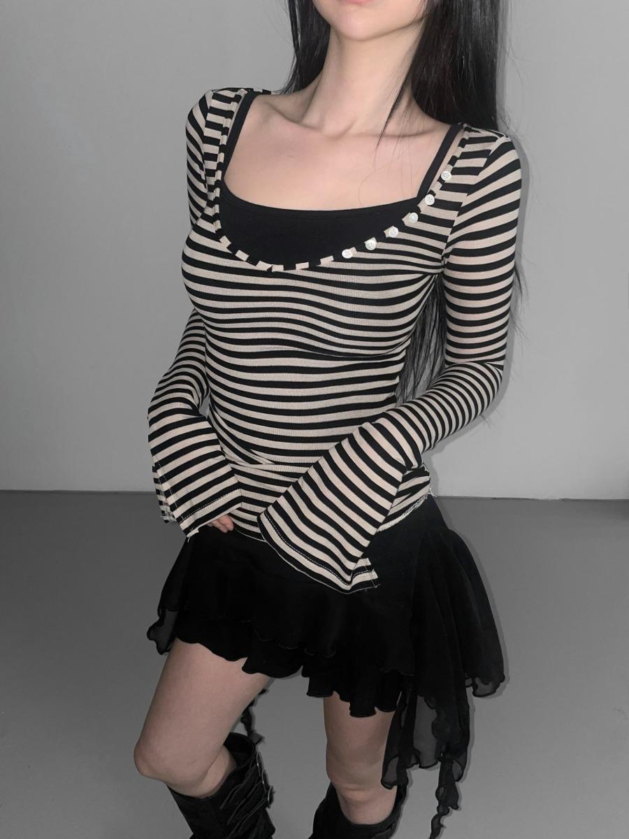 디에어타운 lemonade striped t-shiirts