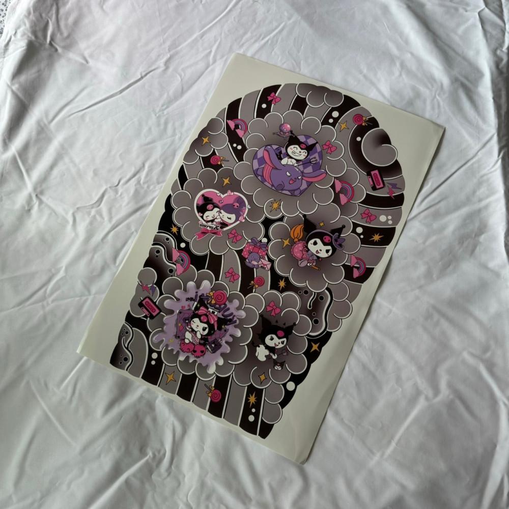 쿠로미 이레즈미 타투스티커 긴팔