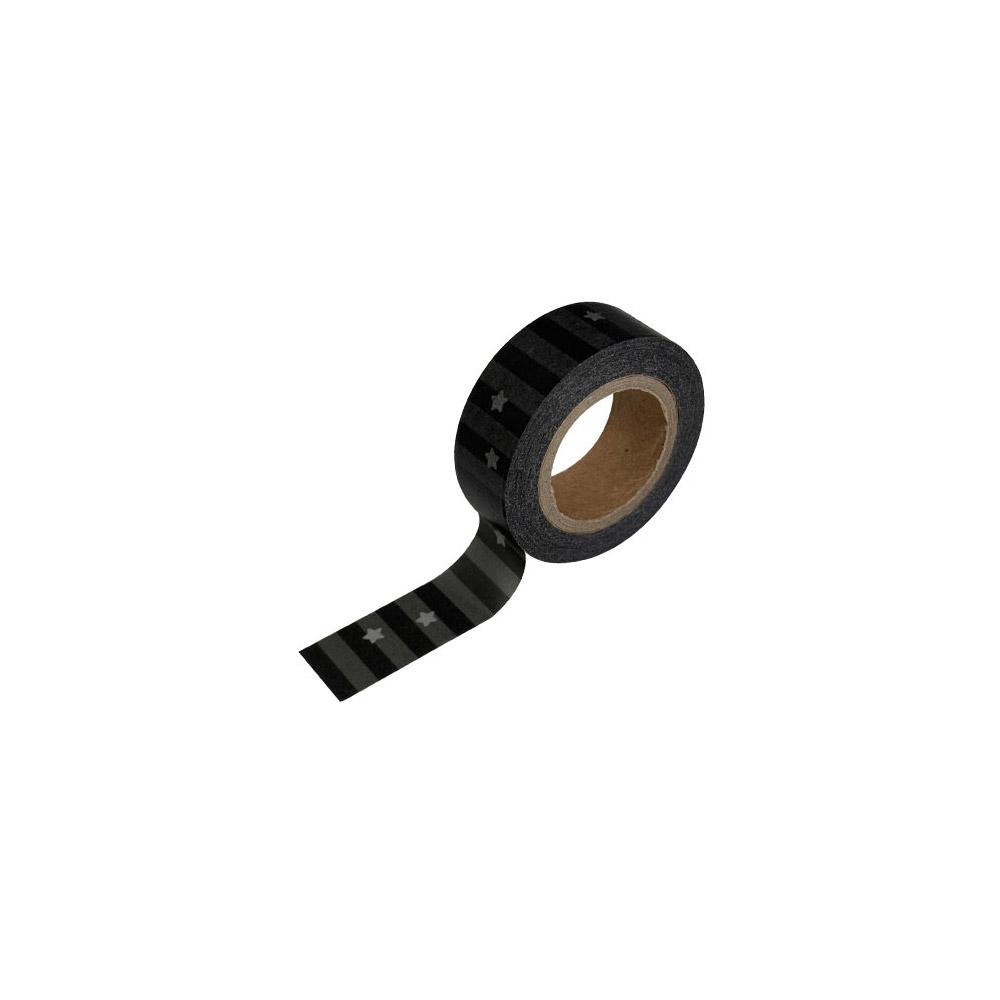 Stripe Masking Tape_Charcoal