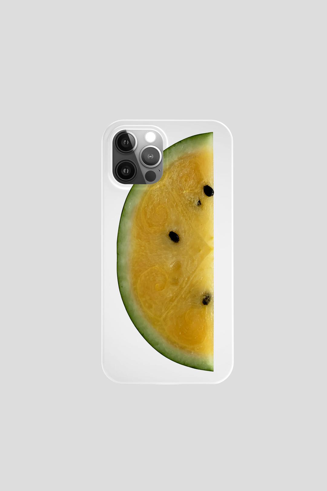 Yellow watermelon case