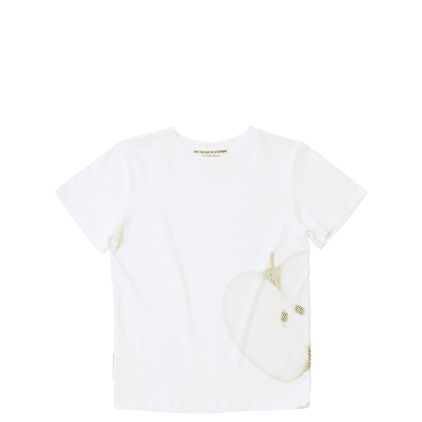 GREEN APPLE PRINTED T-SHIRT (WHITE)