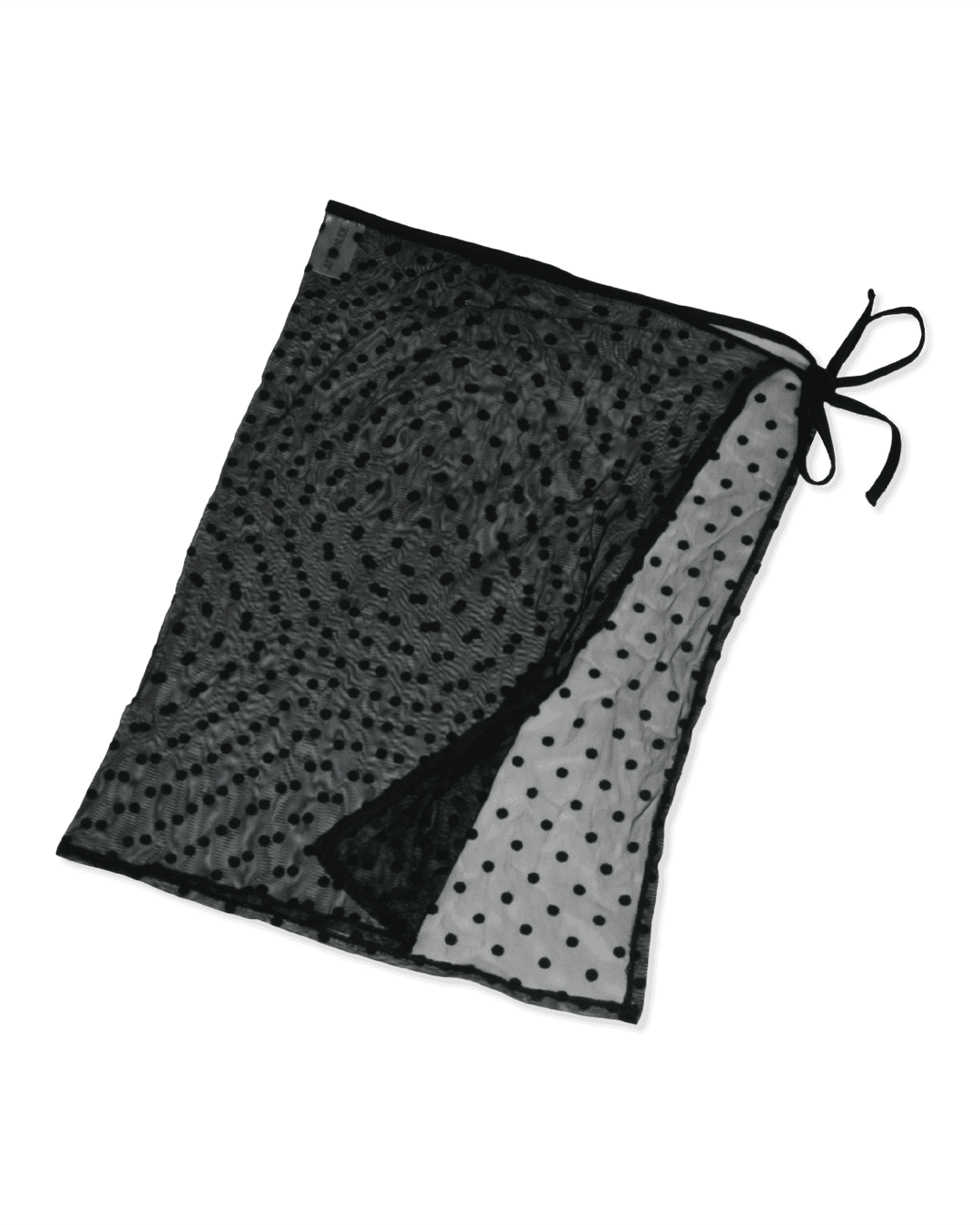 POLKA DOT WRAP SKIRT